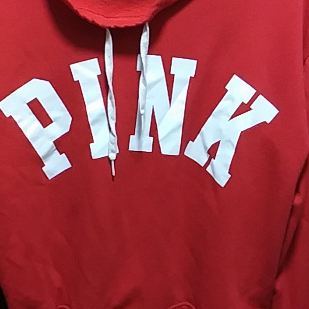 PINK cowl neck sweatshirt - Picture 3 of 5